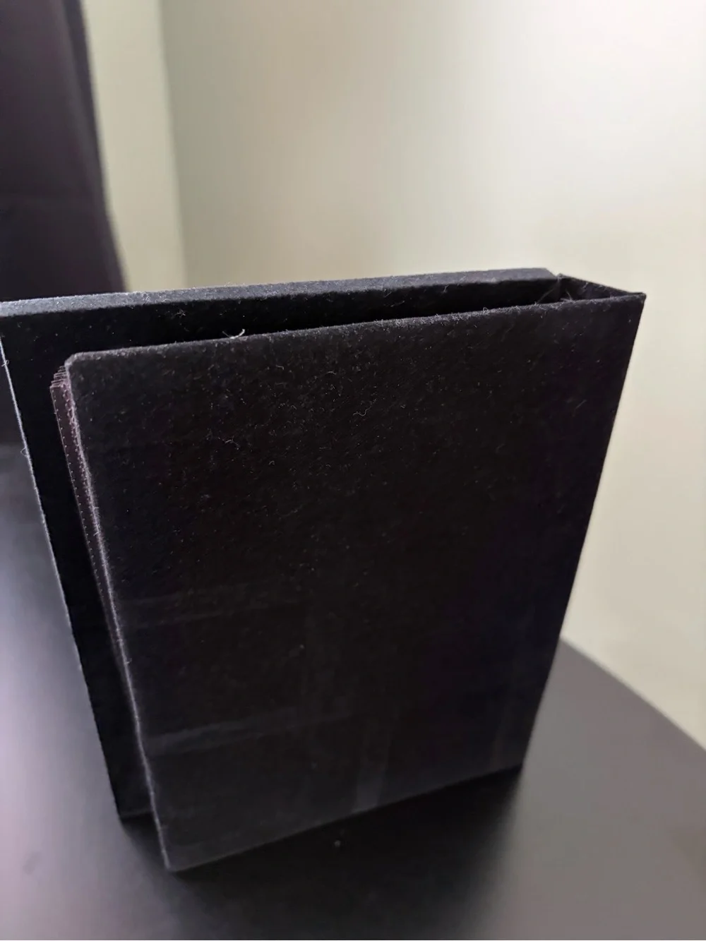 Vintage Silver Picture Frame Photo Album Black Velvet 90s Y2k